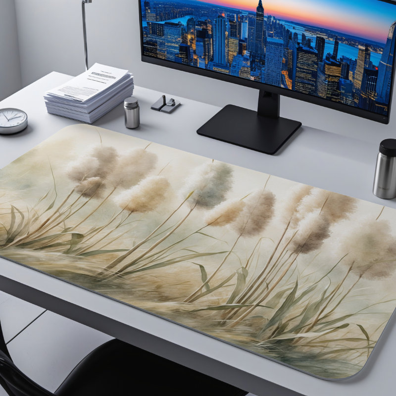 Polyester Desk Pad, 31.5x15.5