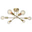 Worley 6-Light 48cm Industrial Sputnik Semi Flush Mount -1562773661