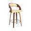 Chaise de bar 26 po en similicuir et fer