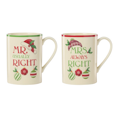 Mr. & Mrs. Mugs, Set of 2