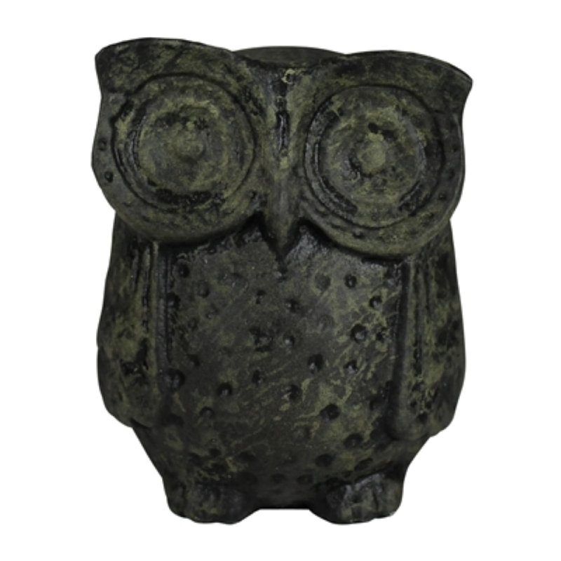 Big Eye Owl, patine verte