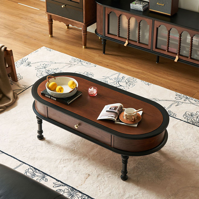High-grade oval coffee table