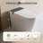 Smart Toilet with Bidet Wash Auto Sensor Flush Kick Flush Heated Seat Warm Wash(Remote Included)-120145799-113957150