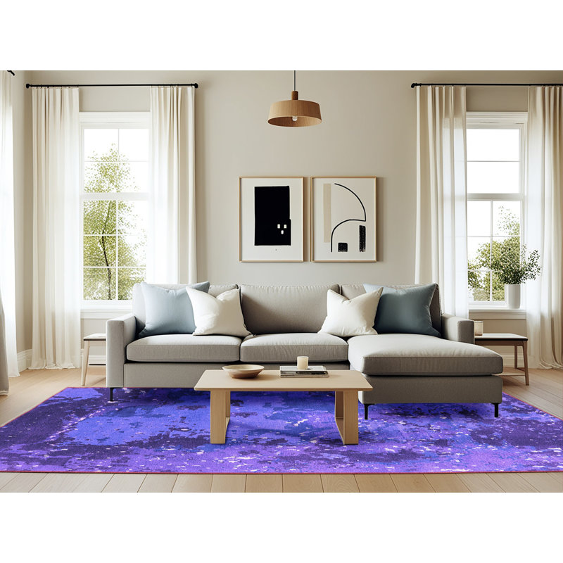 Oriental Indoor Rug, Rectangle 6' x 9'