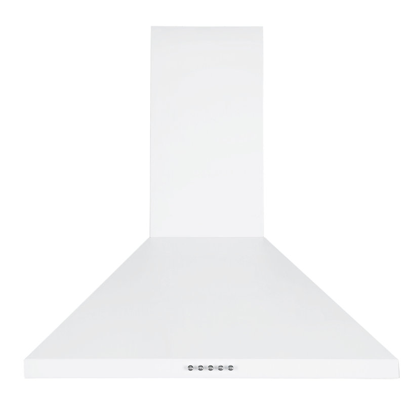 Hotte murale convertible 24 pouces 440 CFM, Blanc