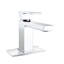 Robinet pour salle de bain à un trou avec drain Quadrato-40356288