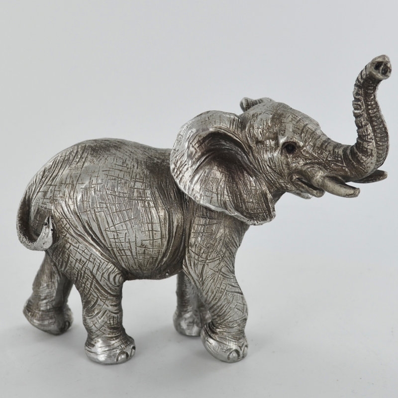 Orkin Standing Elephant Silver Figurine