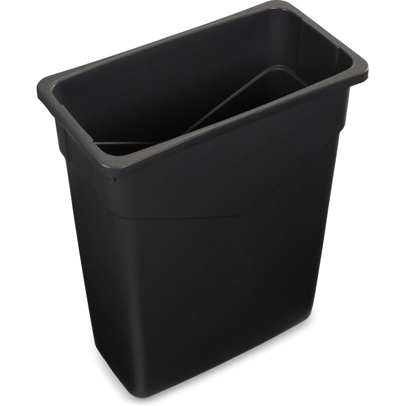 TrimLine™ Polyethylene (LLDPE) Open Outdoor Trash & Recycling Bin - 15 Gallons