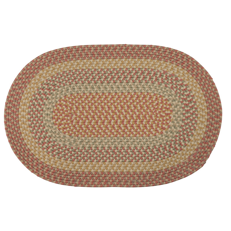 Tapis d'entrée Mendi, Rouge / beige / vert, L 45 po x L 70 po
