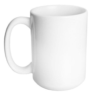 Tasse à café - 15 oz (blanc)