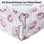 Ensemble de draps de lit HLC.ME White Unicorn-123227521-123227530