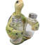 Figurine en forme de coquillage vert-1021940334