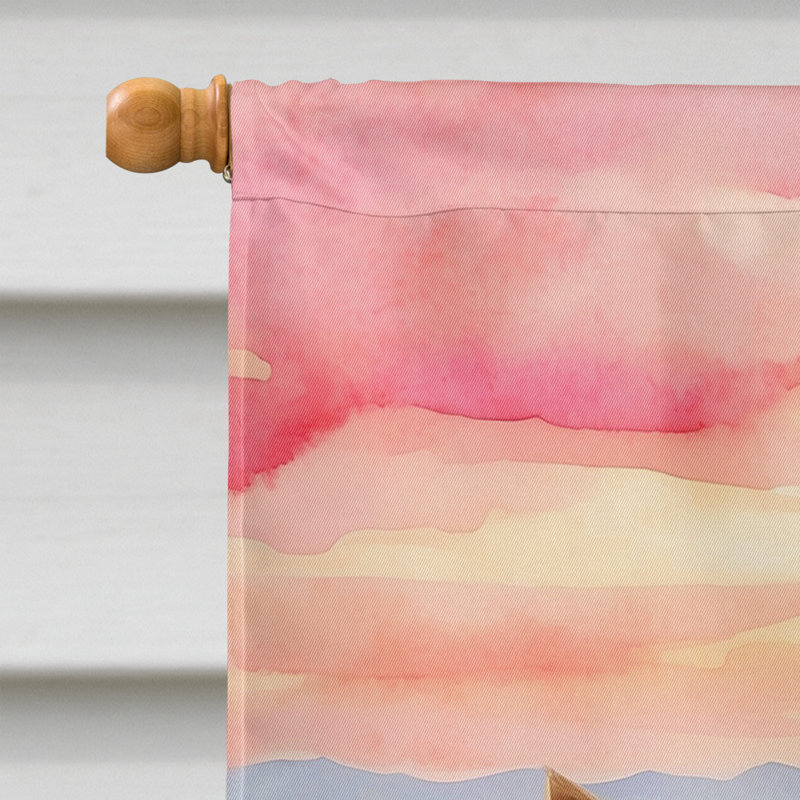Double Sided 40'' H x 28'' W Polyester Valentine's Day House Flag