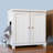 The Refined Litter Box - Wood Cat Litter Box Enclosure Cabinet with Drawer, Cottage Style + Feet-86558501-86558500-86558498