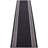 Custom Size Runner Rug Greek Key Border Black Low Pile Slip Resistant Runner Rugs by Feet-377012458