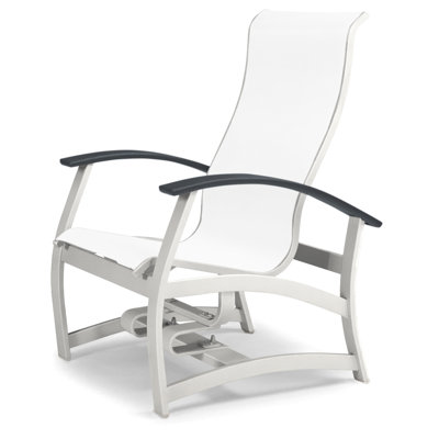Askar Swivel Powder Coated Aluminum Outdoor Lounge Chair