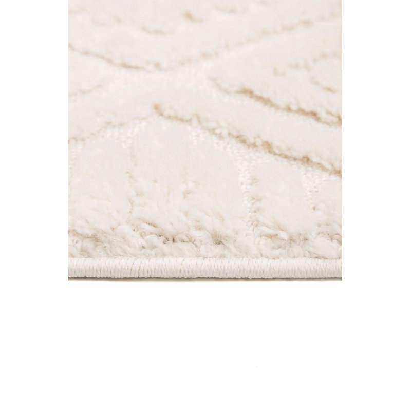 Premium Machine Woven Carpet, 2.6 x 14.8 ft, 100% Polypropylene, 1.9 lbs/sq ft | Antibacterial, Non-Slip Dot Underside, Pile Height: 0.7 in | Elegant Beige Color, Perfect for Living Room & Bedroom Decor