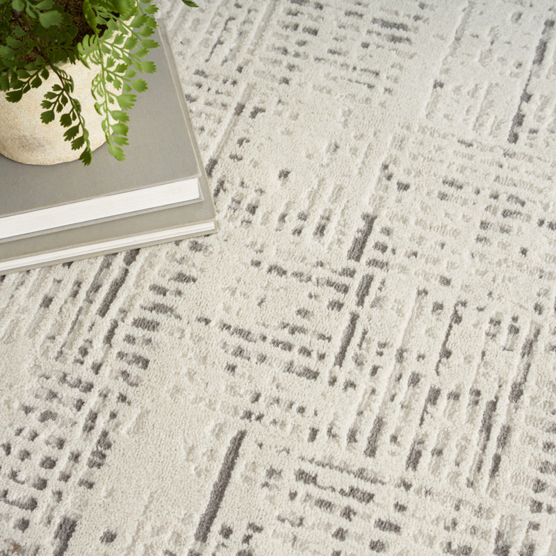 Adriao Geometric Indoor Rug, Round 7'10"