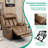 Dessia Upholstered Heated Massage Chair-681258260