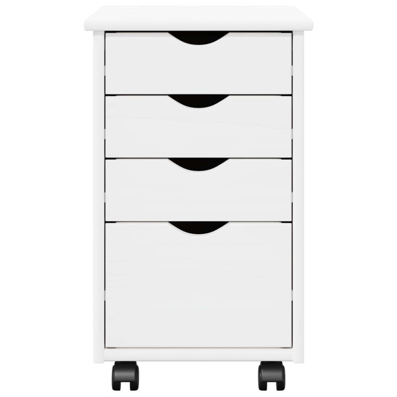 Solid Wood Rectangle Accent Chest, White