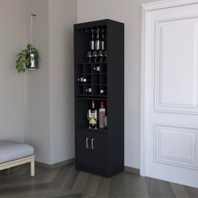 Bar avec rangement pour bouteilles de vin