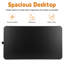 Bureau pour ordinateur portable à hauteur ajustable avec pupitre à ciseaux simple et hauteur de 24 po, pour ordinateur portable ergonomique, noir