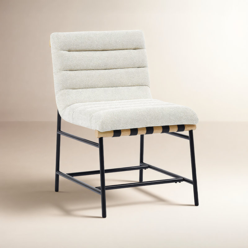Chaise de salle à manger en polyester Nicco (ensemble de 2)