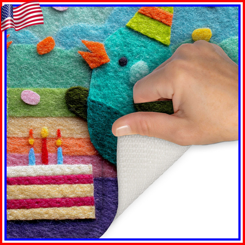 Tapis de bain Felt Birds, L 34 po x L 21 po