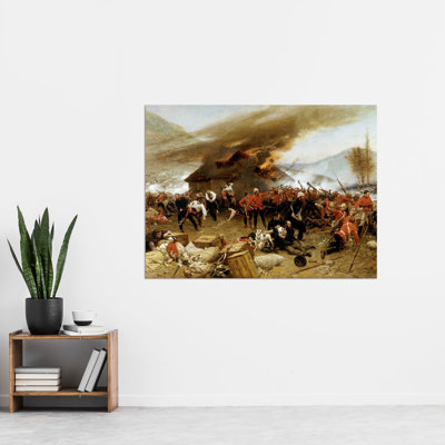 Defence Rorke's Drift by Alphonse De Neuville - No Frame Painting