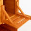 Enclos pour chat 68,89 "H, 4 espaces pour animaux avec 2 aires de repos et plateformes, toit imperméable, motifs colorés oranges pour le plaisir de plusieurs animaux de compagnie