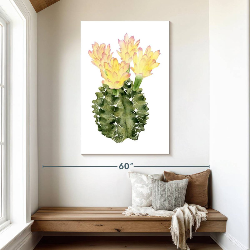 Harnek Dicat Cactus Bloom II, H 48 po x l 32 po