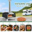 Costway Steel Countertop Wood Burning Pizza Oven