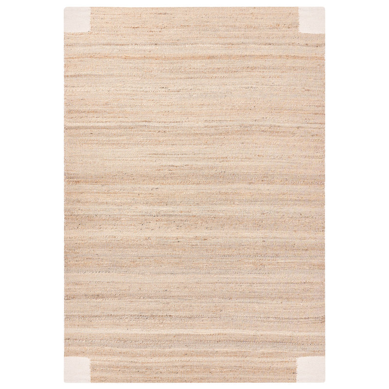 Rug AMRAVATI Light Beige Jute, Beige, Rectangle 160 x 230 cm