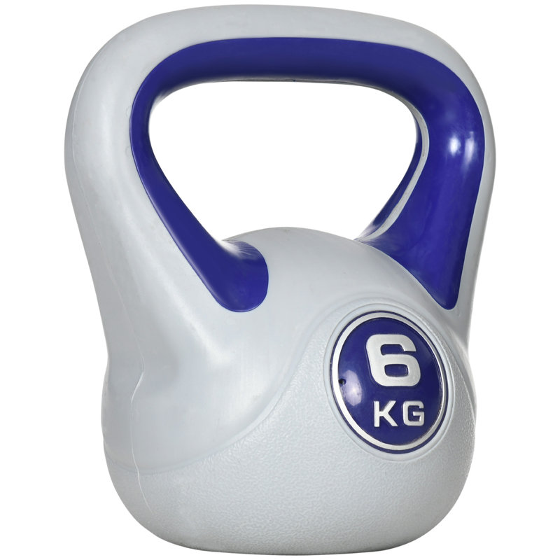 20 cm L x 14 cm W x 24 cm Polyurethane Kettlebell, Purple