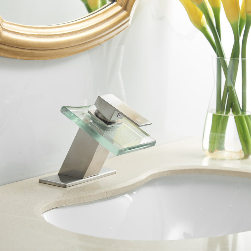 Single-Hole Single-handle Bathroom Faucet, Brushed Nickel