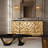 Daine 1-Light Iron Textured Glass Wall Sconce