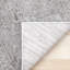 Rug Branch 5' X 8' (5'3" X 7'7") Distressed Indoor Area Rug, Grey , Contemporary Modern - Living Room, Bedroom, Dining Room, And Kitchen-321270024