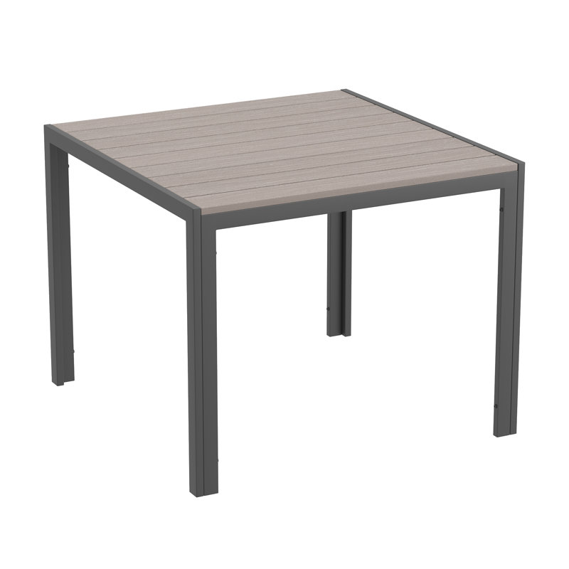 Table de salle à manger de patio carrée