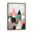 Toile avec cadre en bois classique