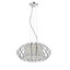 Lustre géométrique à 5 lumières avec détails en cristal Kaleigh