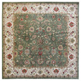 Sultanabad One-of-a-Kind 12' x 12'2" Area Rug in Green/Beige