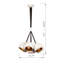 Lustre en métal à hauteur réglable 7 lumières-1697118401