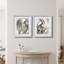 «Horse Abstraction I», ensemble de 2 reproductions d'art sur papier encadrées
