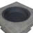 32"  Mgo Light-Weight Concrete Wood Burning Square Fire Pit, Grey