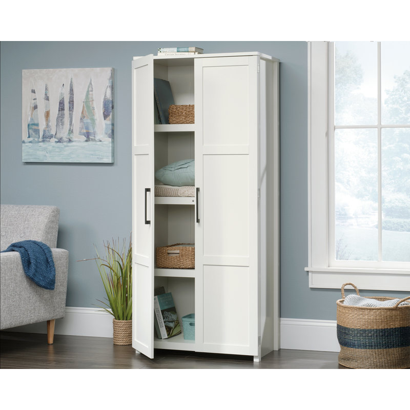 Armoire de rangement Tamika, Blanc