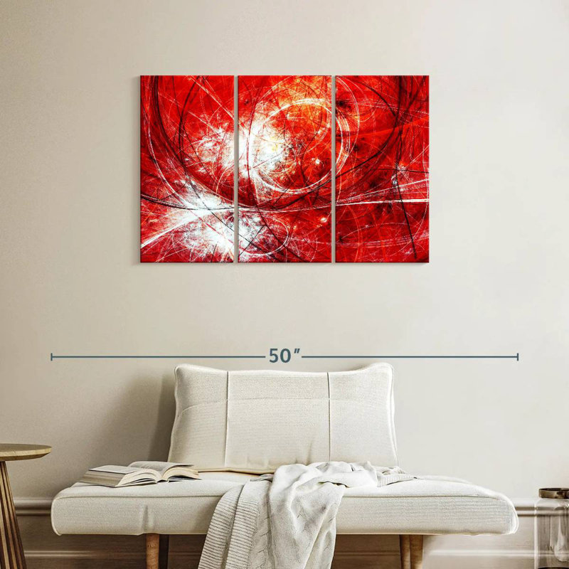 Avery Crimson Universe Abstract, H 24 po x l 38 po