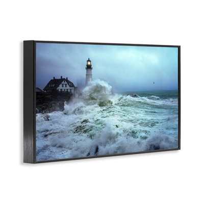 «Tall Splashing Waves», art de la giclée encadrée par Rick Berk