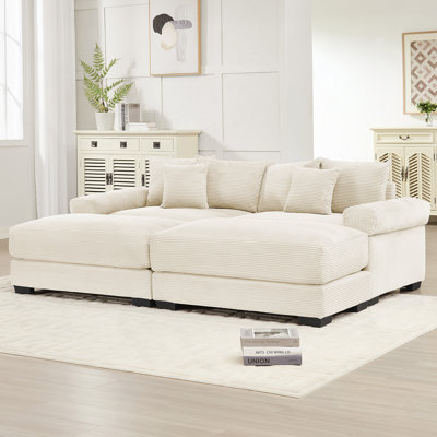 Canapé modulaire surdimensionné 82,6 po Cloud