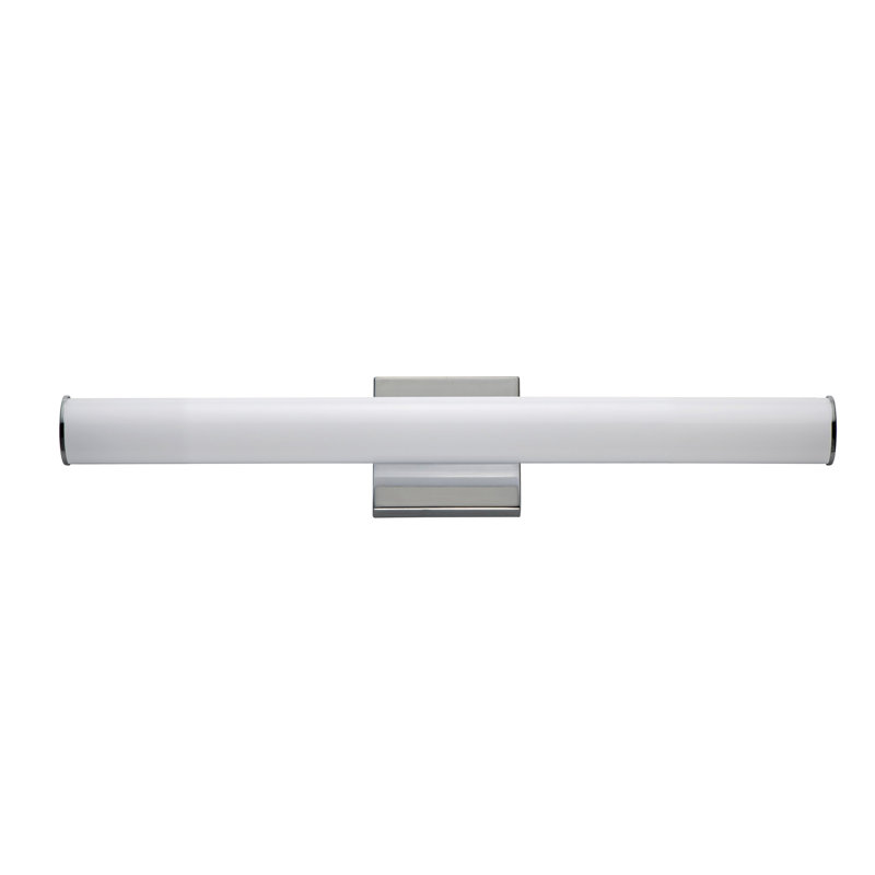Aylor Dimmable LED Bath Bar, 4.75'' H x 48'' W x 2.5'' D, Polished Chrome