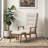 Kellems Upholstered Accent Chair with Ottoman-1248625405